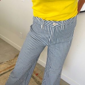 Madewell Striped Jeans / Size 28